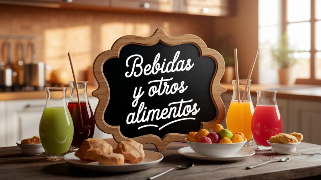 Bebidas y otros alimentos