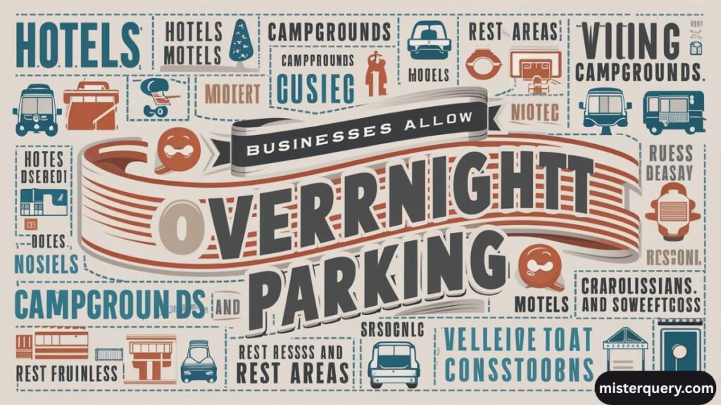 Businesses That Commonly Allow Overnight Parking