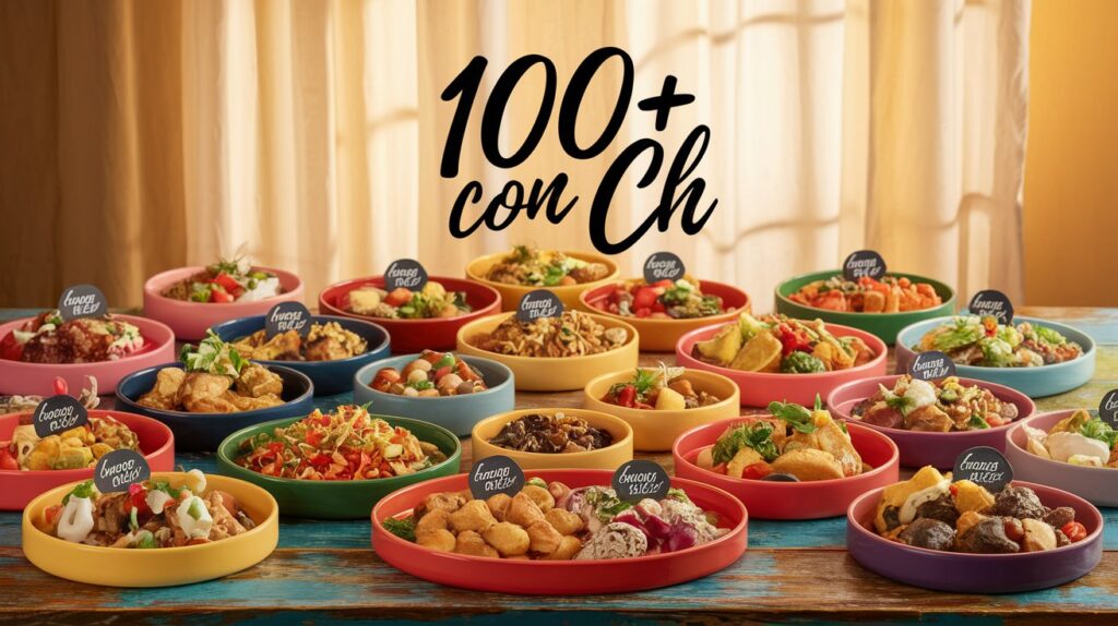 Comidas Que Comienzan Con Las Letras CH