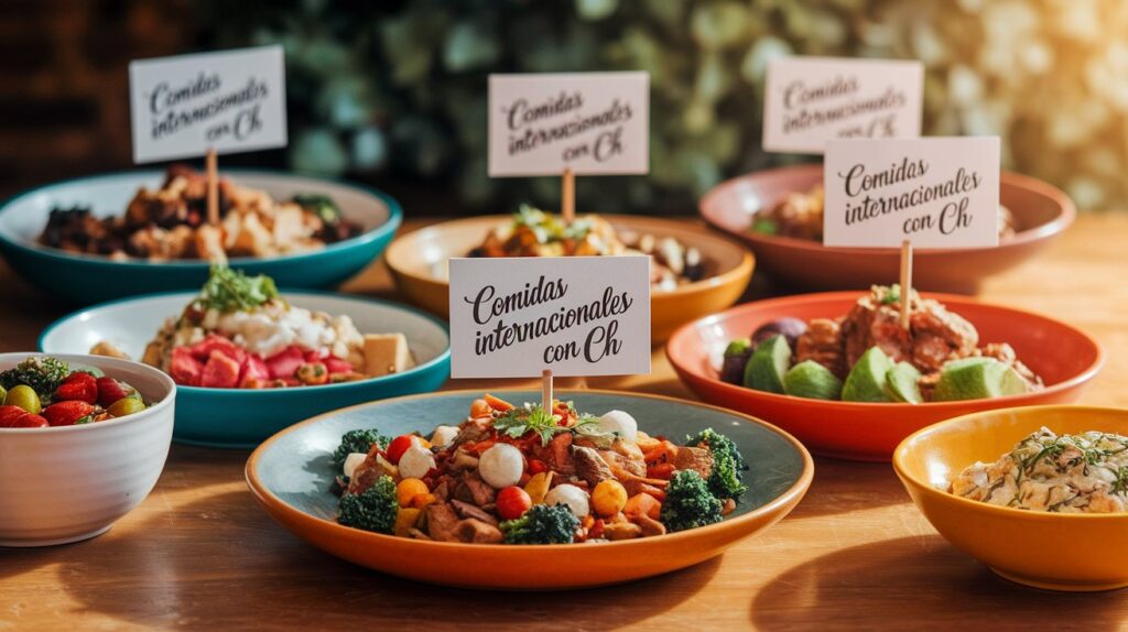 Comidas internacionales con CH