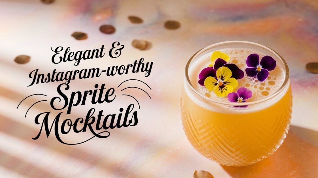 Elegant & Instagram-Worthy Sprite Mocktails