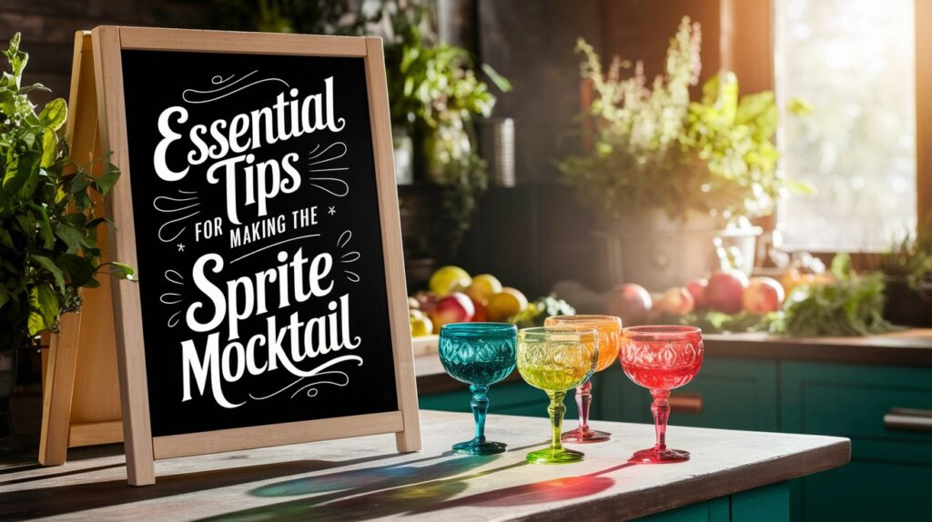 Essential Tips for Making the Perfect Sprite Mocktail