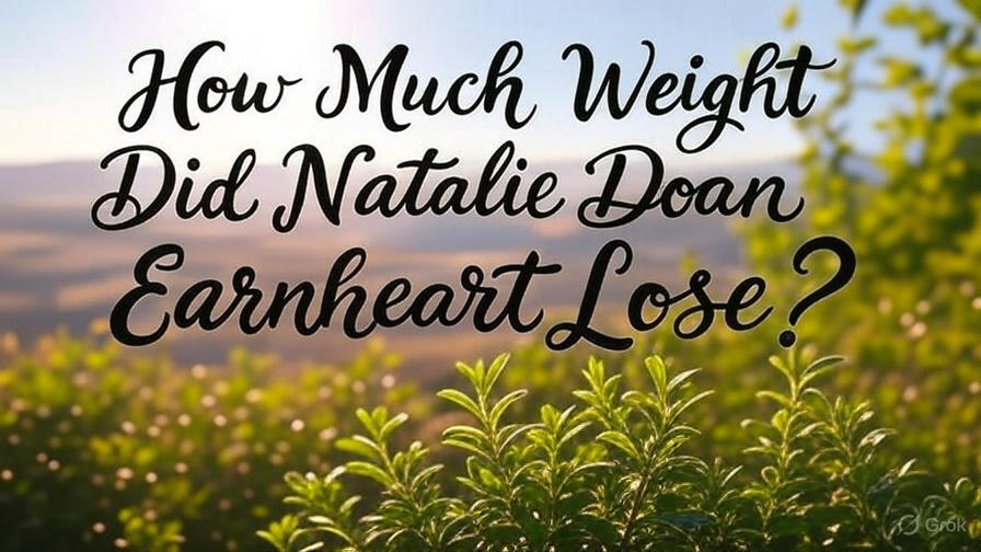 How Much Weight Did Natalie Doan Earnheart Lose?