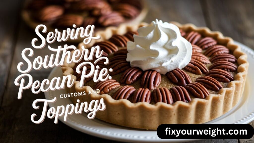 Serving Southern Pecan Pie: Customs and Toppings