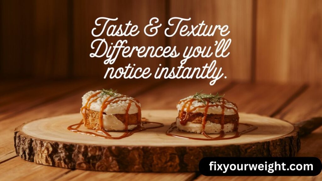 Taste & Texture Differences You’ll Notice Instantly