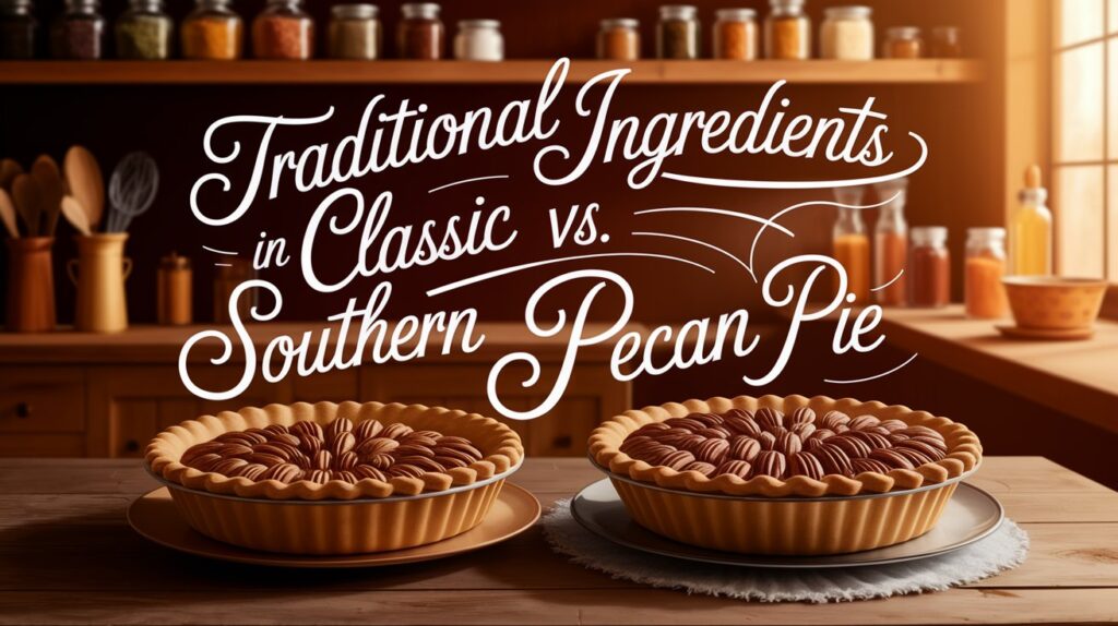 Traditional Ingredients in Classic vs. Southern Pecan Pie