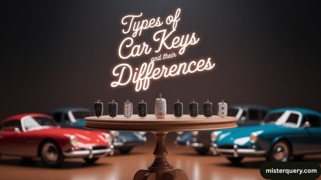 Types of Car Keys and Their Differences