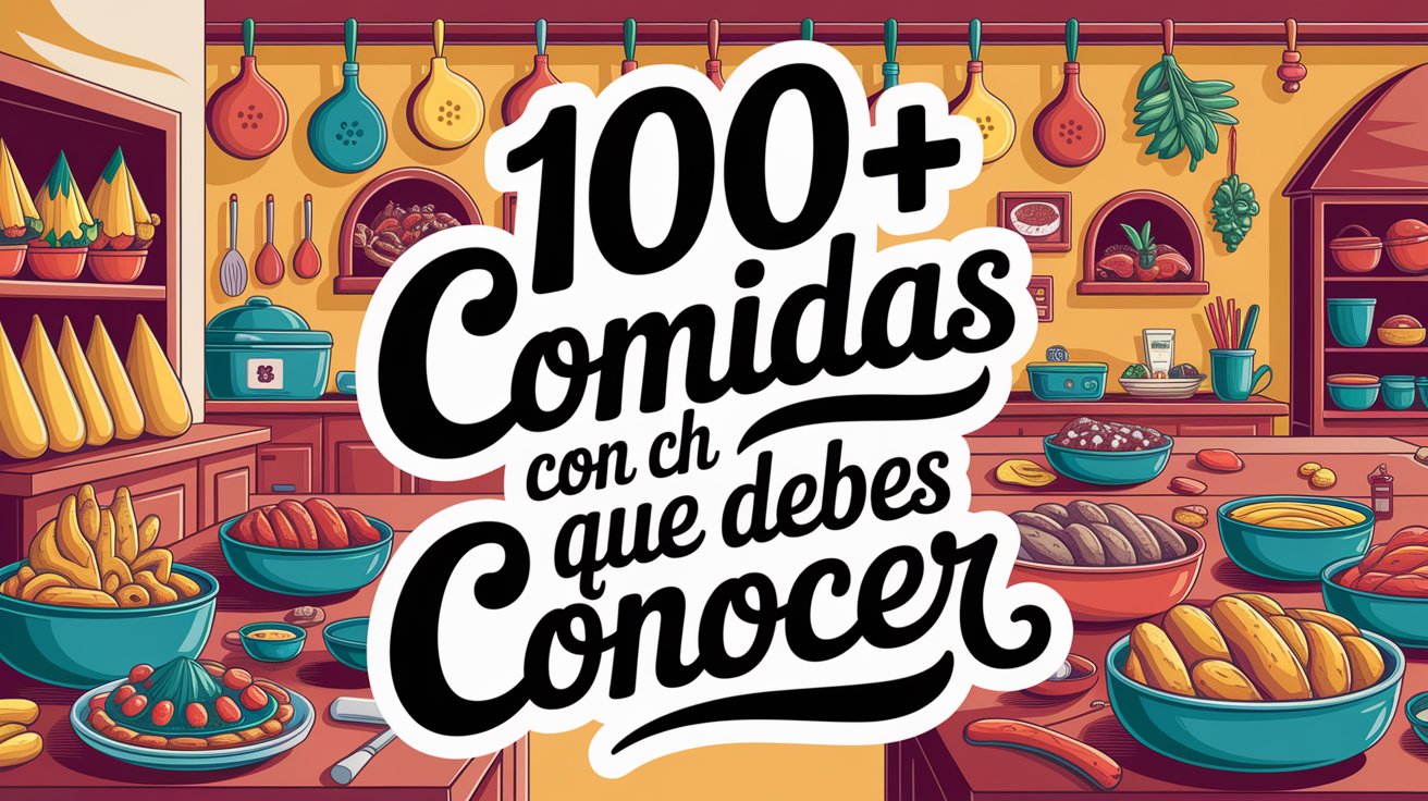 100+ Comidas Con CH que debes conocer