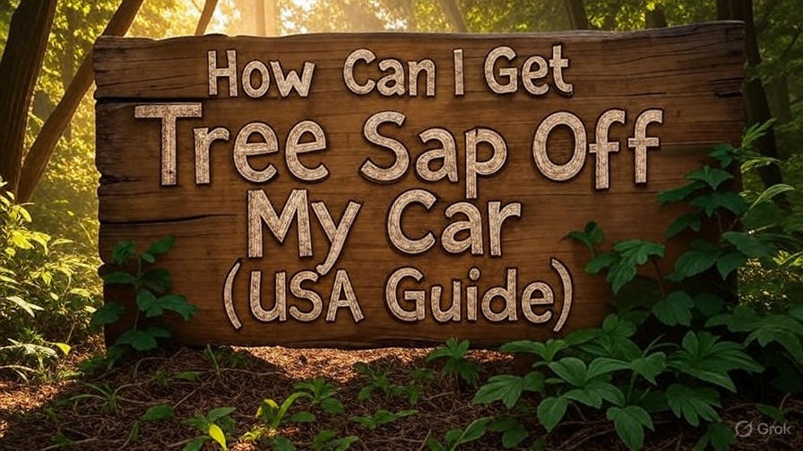 How Can I Get Tree Sap Off My Car (USA Guide)