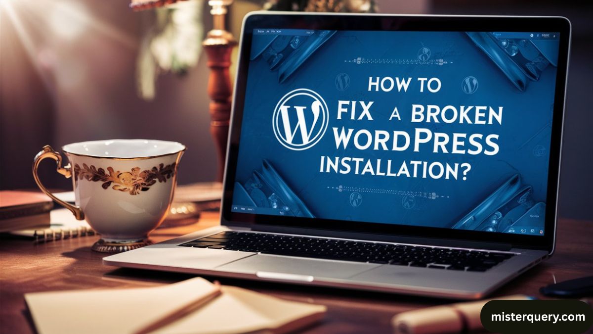 How to Fix a Broken WordPress Installation?
