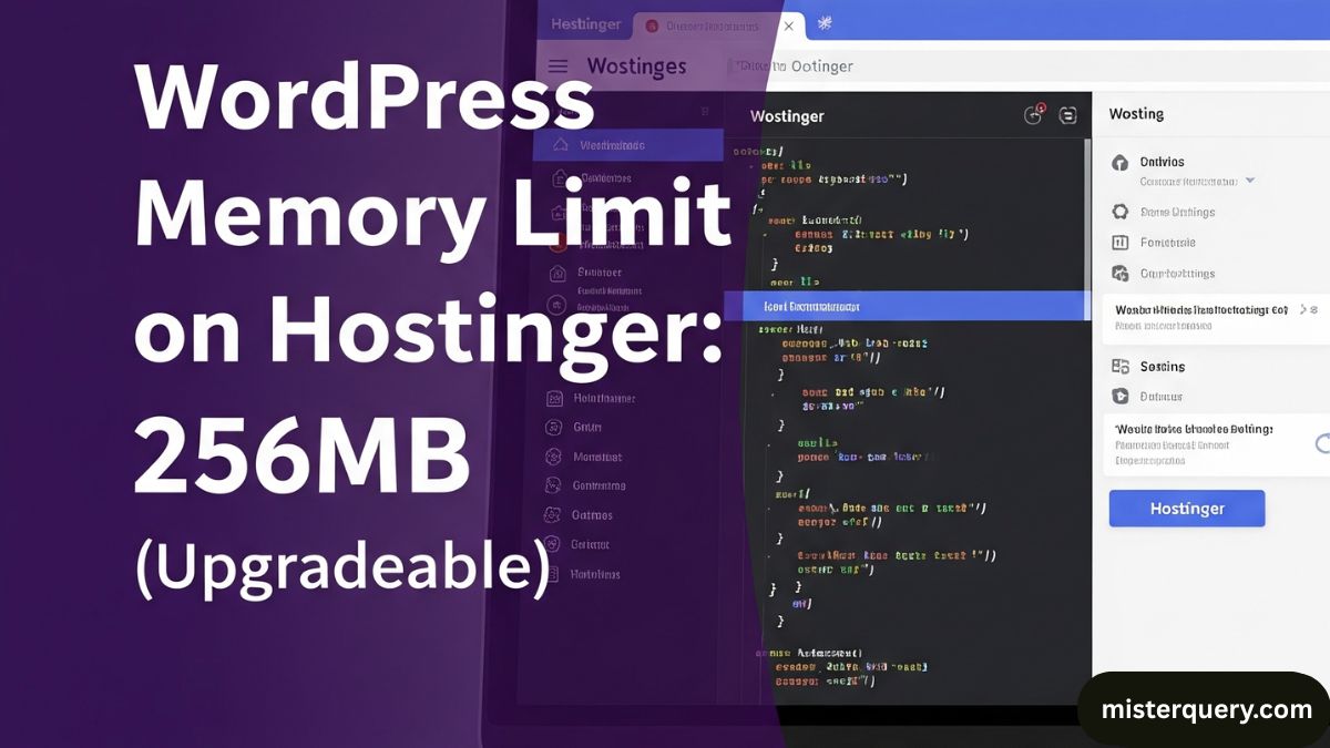 What is the memory limit for WordPress on Hostinger?