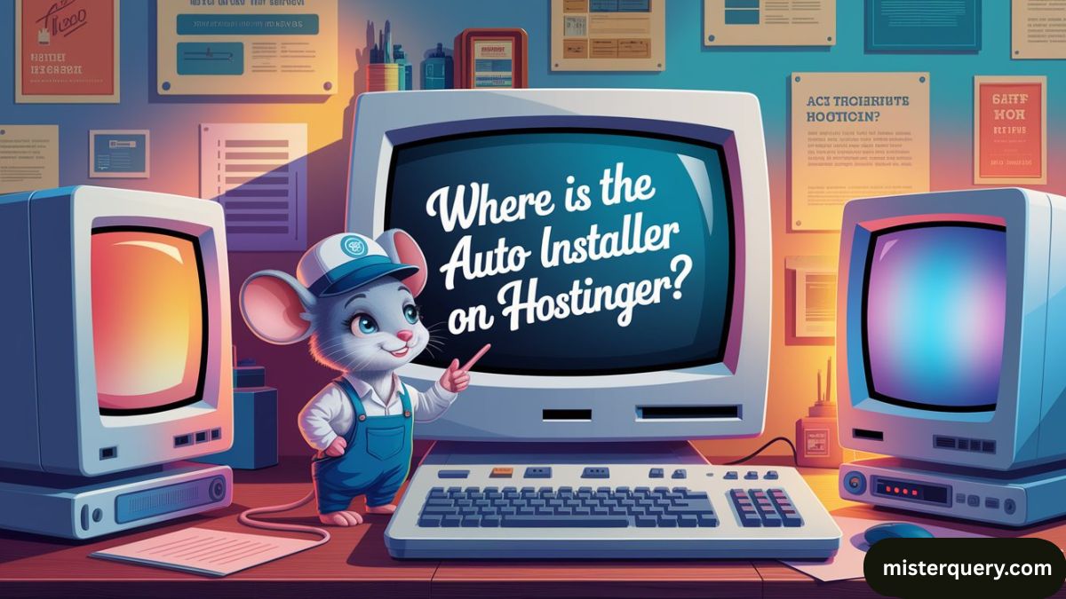 Where is the Auto Installer on Hostinger?